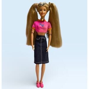 Vintage 1999 Generation Girl Dance Party Tori Mattel Barbie Doll Skipper Friend